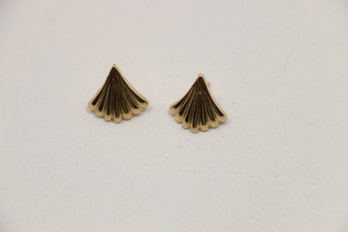 14k Yellow Small Gold Earrings