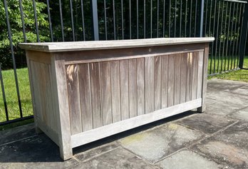 Glouster Teak Outdoor Storage Bin