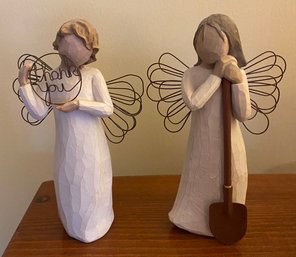 Two Willow Tree Figurines