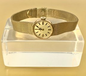 Omega 10K Filled Gold Wind-up Ladies Watch - Running