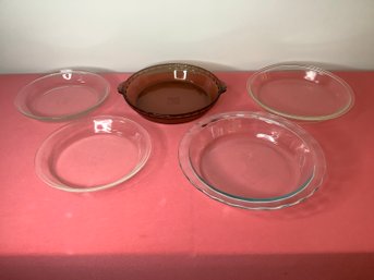 Mixed Glass Pie Dishes