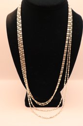 925 Sterling Long Chain 100' Made In Italy Milor