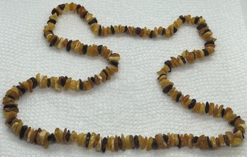 Vintage Mixed Natural Baltic Amber Necklace- 26' Long