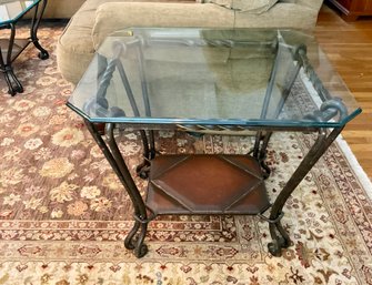 Rustic Heavy Wrought Iron Coffee Table