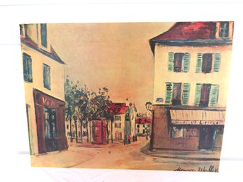 Maurice Utrillo Unframed Lithograph