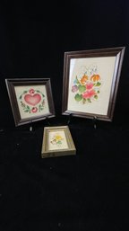 Floral Stencil Art Set Of 3