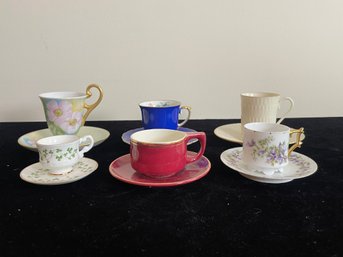 Lot Of Mixed Teacups With Saucers