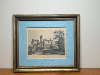 French Chateau De Cruelly Framed Print