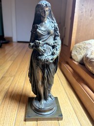 Antique Circa 1870 MATHURIN MOREAU Neo-classical BRONZE Sculpture- The Goddess Athena