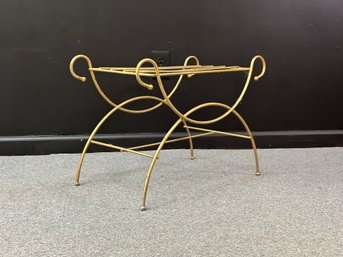 Vintage Mid-Century Metal Vanity Seat