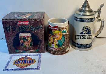 Budweiser And Gerz Steins