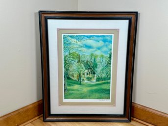 Vintage John Burt 'Anne Hathaway's Cottage' Framed Print