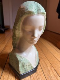 Fine 1950s Vincent Glinsky 'Face Of Love' Sculpture- Bust Of A Maiden