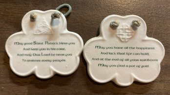 Two Irish Sentiment Plaques