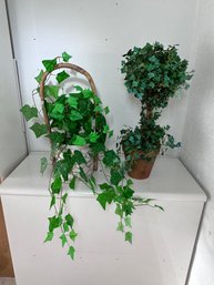 Pair Of Faux Plants