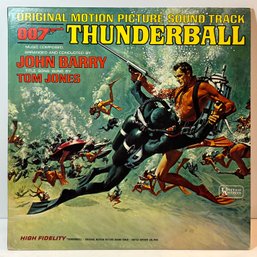 1965 Thunderball Original Motion Picture Sound Track Vinyl Record