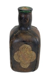 Leather Wrapped Bottle Made In Italy