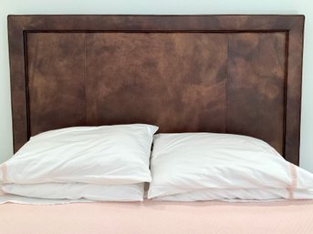 Queen Leather Headboard