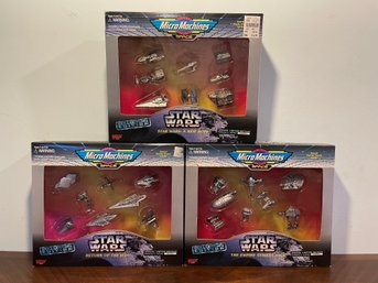 Galoob Star Wars Micro Machines. 3 Sets