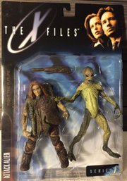 1998 McFarlane X-Files Series 1 Attack Alien Action Figure New Sealed - L