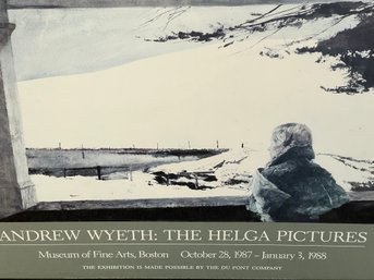Andrew Wyeth Exhibition Poster 'The Helga Pictures'
