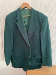 Green Italian Sport Coat Blazer San Remo Richards Greenwich