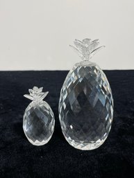 2 Piece Glass Pineapple Collection