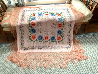 Stunning Pink Piano Shawl