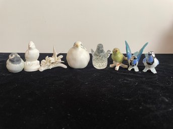 Lot Of Ceramic Bird Figurines