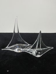 2 Piece Glass Sailboat Collection