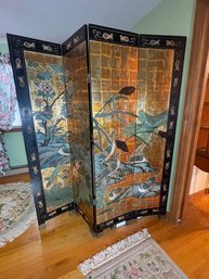 LACQUERED CHINESE SCREEN