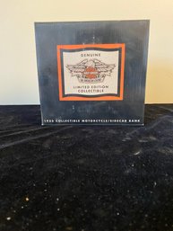 GENUINE HARLEY DAVIDSON 1933 COLLECTIBLE MOTORCYCLE/SIDE CAR LIMITED EDITION BANK