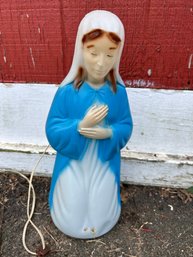 Vintage Nativity Scene Mary Empire Brand 18' Blow Mold Christmas Lawn Decoration
