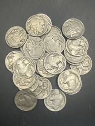 30 Buffalo Nickels Miscellaneous Dates