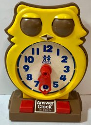 1975 Tomy Owl Answer Clock