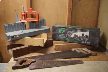 Miter Boxes And Saws Lot