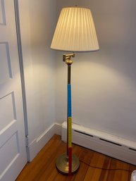 Brass Swing Arm Floor Lamp 57in