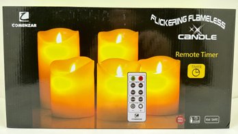 New In Box Comenzar Flickering Flameless Candles With Remote