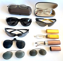 6 Pairs Of Sunglasses & 4 Reading Glasses By Ironman, Foster Grant, & More