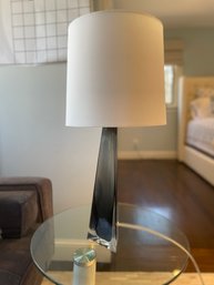 Errol Lamp: Stunning Contemporary Crystal Cone Table Lamp 21'