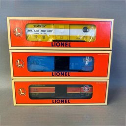 NIB Lionel Trains Three Pack: 6464 Boxcar Series VII,  6-29209