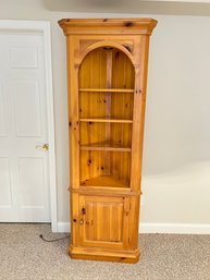 Lighted Corner Cabinet