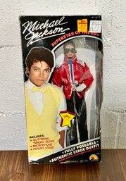 NEW IN BOX VINTAGE 1984 MICHAEL JACKSON SUPERSTAR OF THE 80'S 'BEAT IT' DOLL.