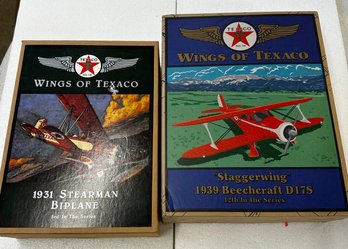 2 Wings Of Texaco ~ 1931 Stearman & 1939 Beechcraft