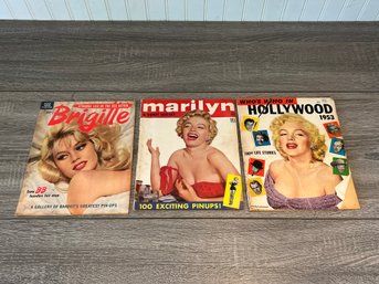 Lot Of 3 Marilyn Monroe Magazines