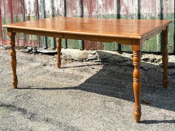 A Vintage Carved Oak Farm Table