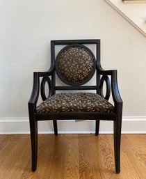 Medallion Back Upholstered Arm Chair By Fairfield