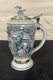 Highly Detailed In Relief Winner's Circle Beer Stein 10' Handcrafted In Brazil 1992 Collectibles LP/C2