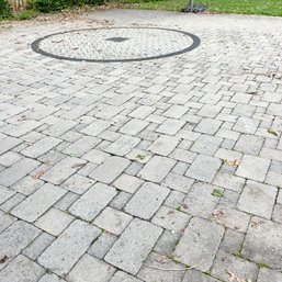 An Entire Driveway Of Interlocking Stone Pavers - Over 3,000 Sf