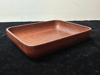 Teak Wood Rectangular Bowl/tray